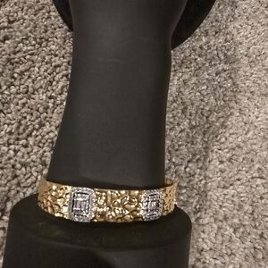 22kgp Elegant Gold and Silver Women's Bracelet